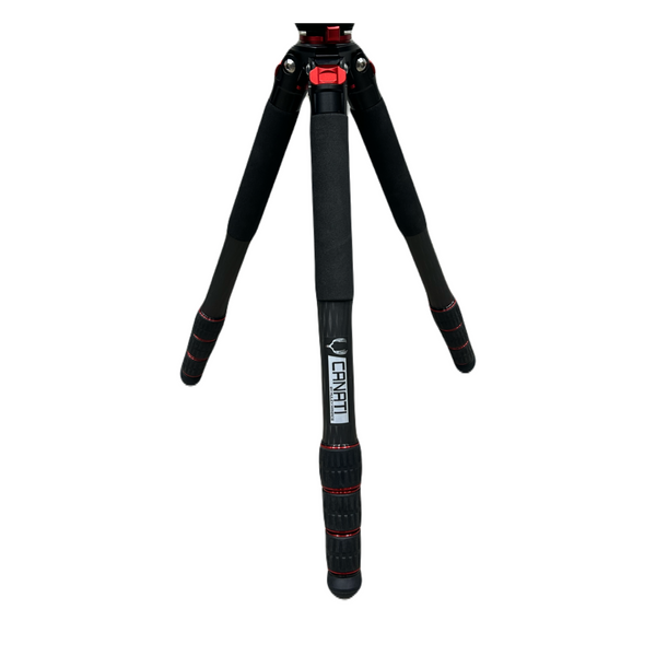 Canati Redline XL tall hunting tripod legs for standing glassing