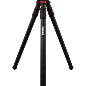 Canati Pro Marksman carbon fiber shooting tripod - black and red product view